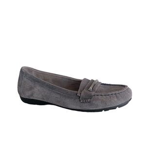Naturalizer N5 Comfort Kamille‎ Gray Suede Loafer, Size 9N